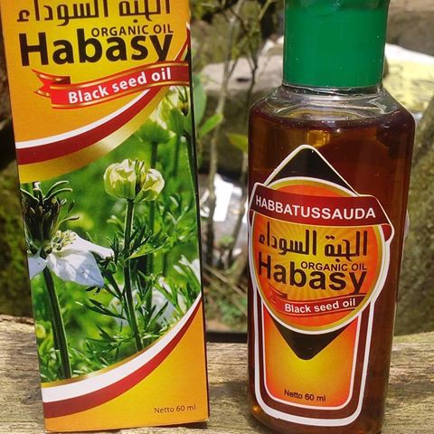 [COD] Minyak Habbatussauda Habasy Organik Cair / Black Seed Oil 60 mL- ORIGINAL 100%