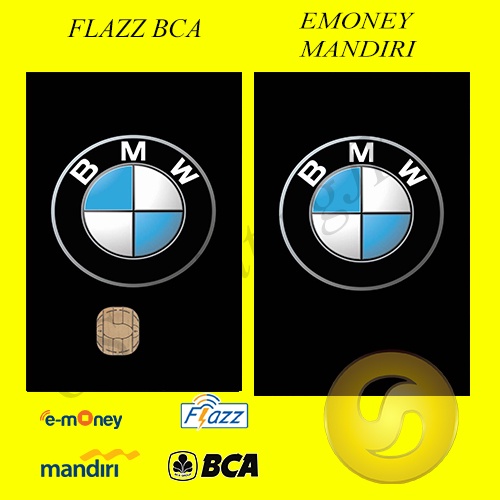 CUSTOM KARTU FLAZZ BCA GENERASI 2 ATAU EMONEY/SALDO 0 - BMW EDITION