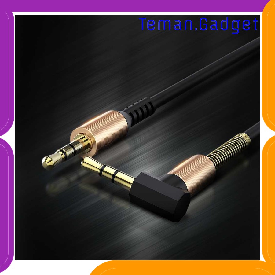 TG-AI130 KABEL AUDIO AUX 3.5MM SPRING L JACK 1.5M - ZHY43938