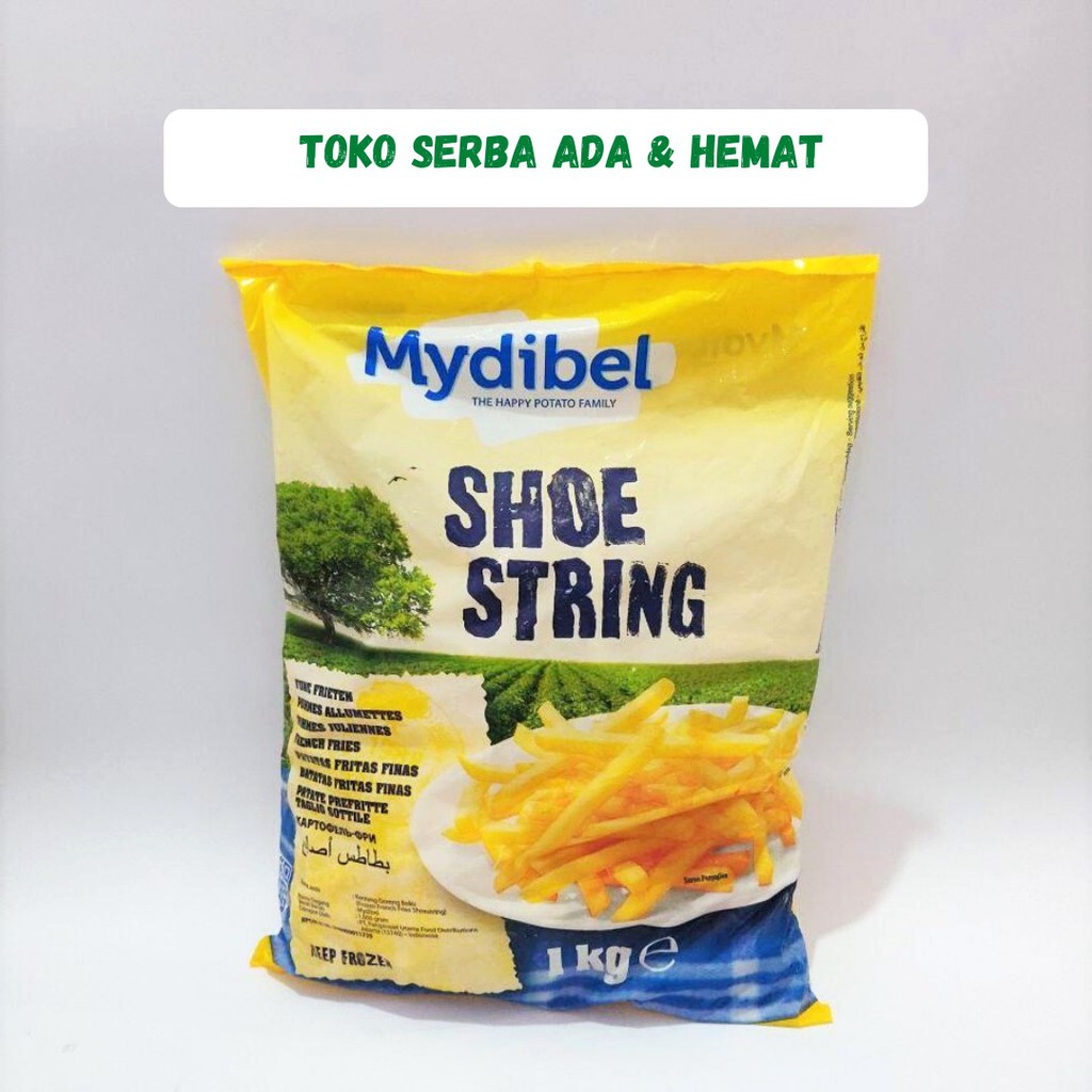 

Kentang Goreng Beku - Mydibel Shoe String ( 1kg ) - Frozen Food