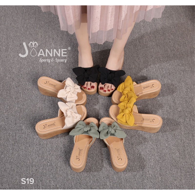 RESTOCK!! [ORIGINAL] JOANNE Wedges Sandal Shoes Sepatu Wanita #S19 / S89