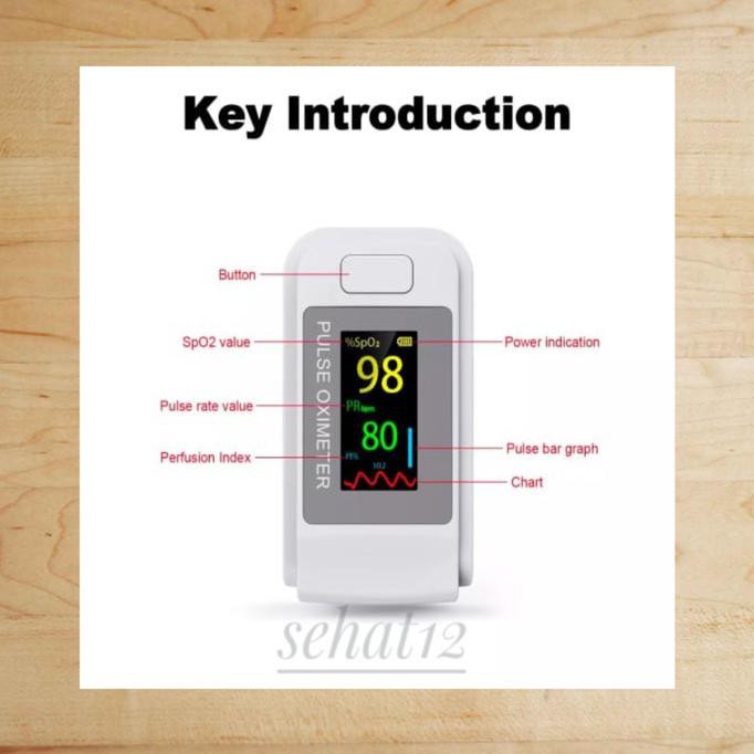 Pulse Oxymeter Saturasi Oksigen setara Onemed Ellitech Oximeter .