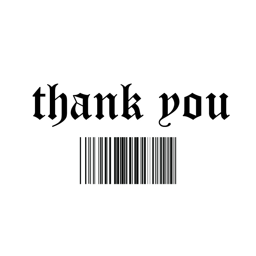 

32pc Thank You Card (Kartu Ucapan Terima Kasih) Ukuran 7x5 dan 9x6