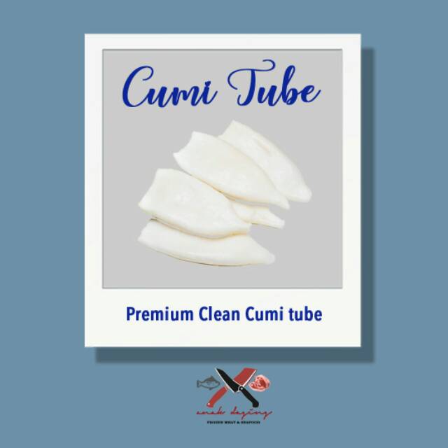 

Cumi Tube - Frozen Premium Clean (1 KG)