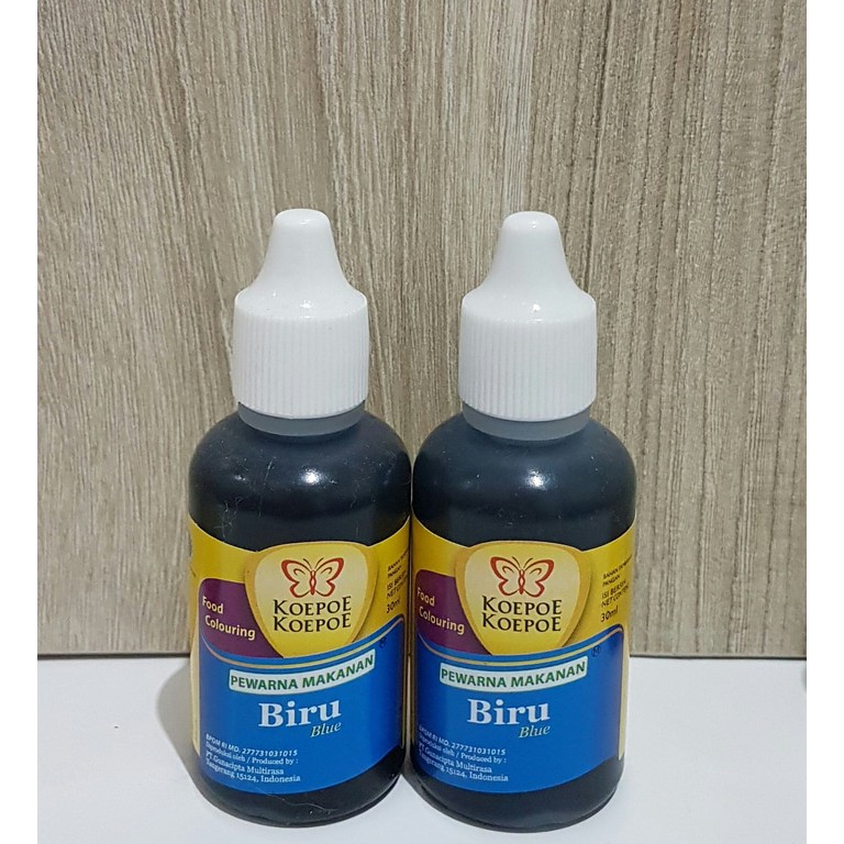  Pewarna makanan koepoe biru 30ml Shopee Indonesia