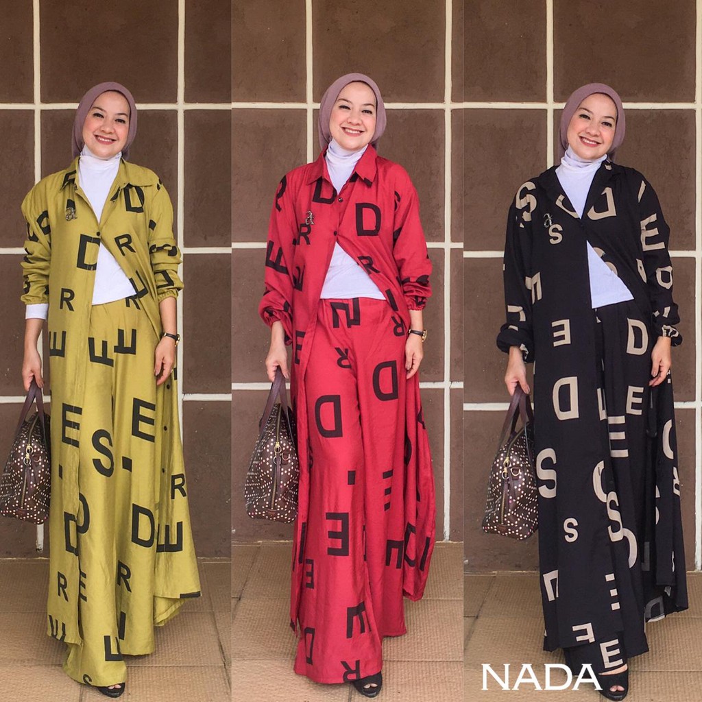 Dress NADA - Dress Import - Dress Motif - Nada Dress - Dress Muslim