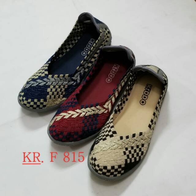 Sepatu Rajut KIDDO F815 Flat ORIGINAL