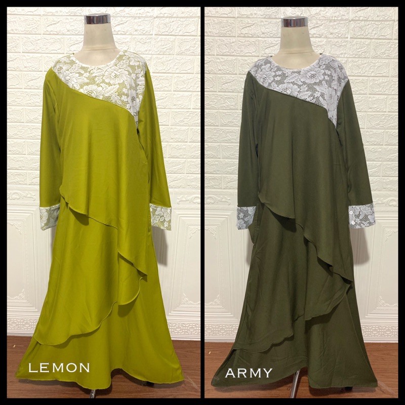 GAMIS NAURA LEBARAN BRUKAT SYAKILA SHAKILA LEBARAN JUMBO XXL IDUL FITRI MURAH MEWAH PESTA