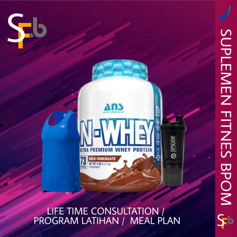 ANS N WHEY 5 LBS 73 SERVING WHEY PROTEIN ULTRA PREMIUM