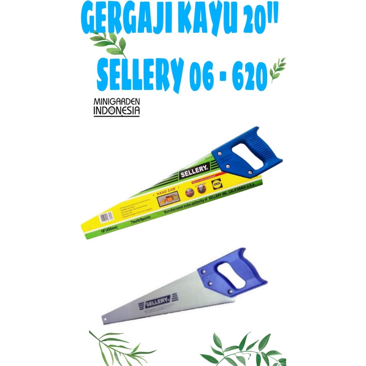 GERGAJI KAYU GAGANG FIBER - HAND SAW 20 INCH SELLERY 06-620