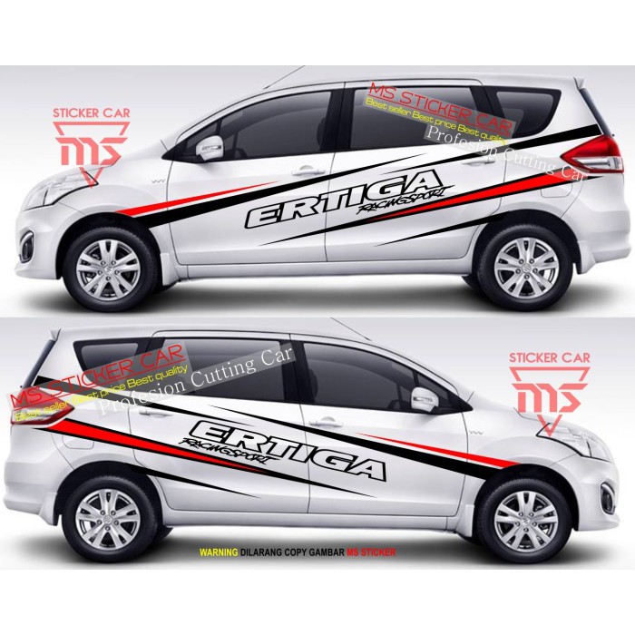 promo terlaris stiker ertiga sticker mobil suzuki ertiga custom text