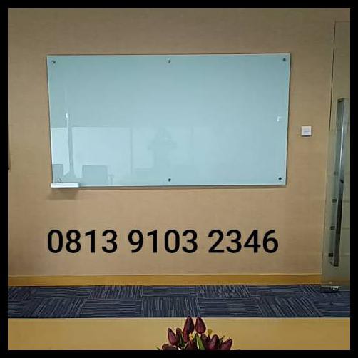

Glassboard / Papan Tulis Kaca 5Mm Uk.90X150