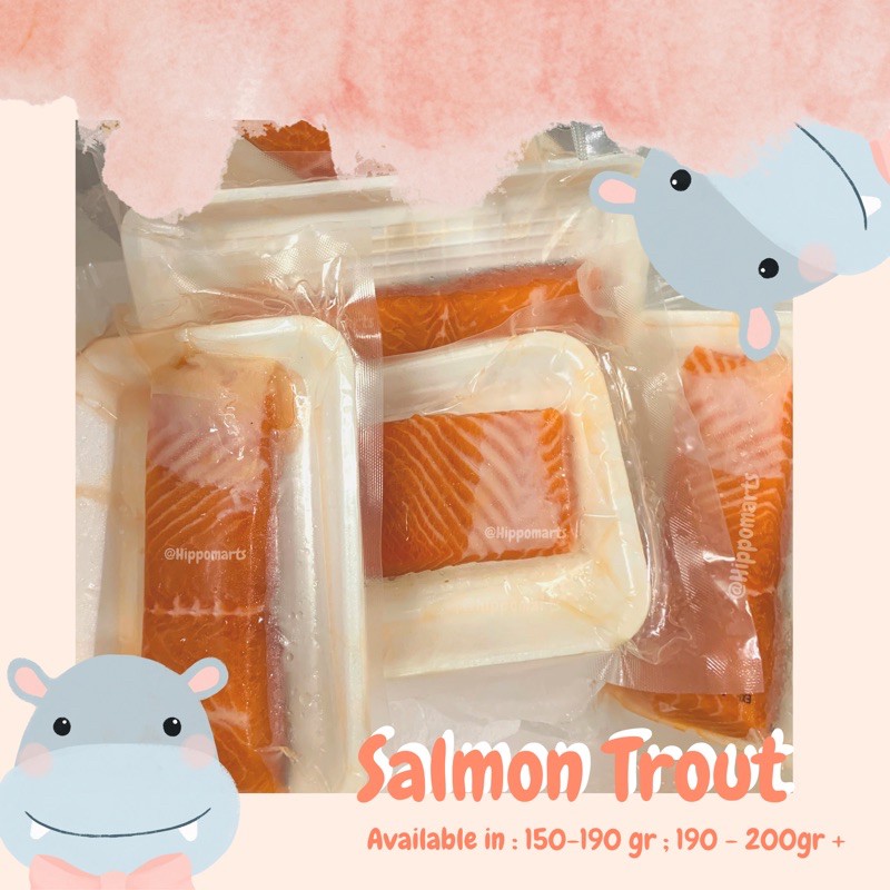 Salmon Fillet / Salmon Trout Atlantic 200 gr