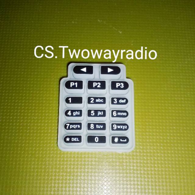 Keypad HT Motorola CP1660 tombol kipet karet CP-1660 Handy talky Motorolla