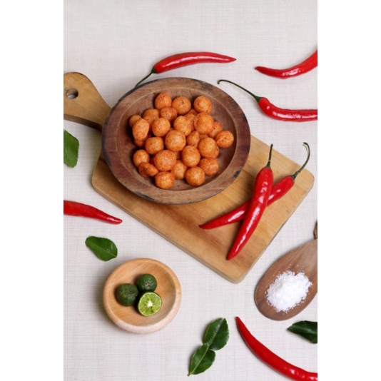 

Cimol Kering Pedas Daun Jeruk & Original 100gr