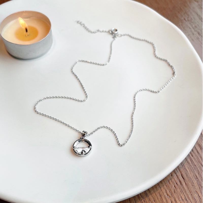 Papaozhu Ins Trendi Bening Musim Semi Air Liontin Kalung Untuk Wanita Gadis Elegan Bersinar Berlian Imitasi Pesona Kalung Fashion Tulang Selangka Rantai Perhiasan