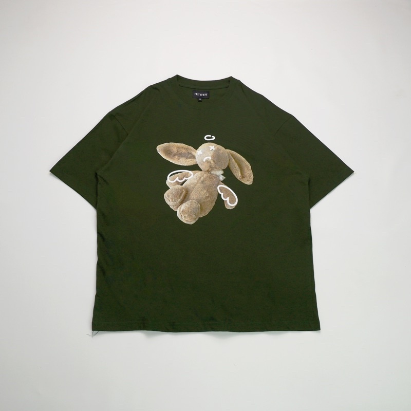 FAITH FADE CHILDHOOD MEMORIES - BUNNY OVERSIZED TEE (SYCAMORE)