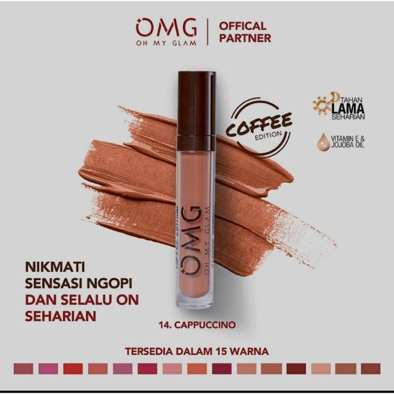 OMG Matte Kiss Lip Cream COFFE EDITION