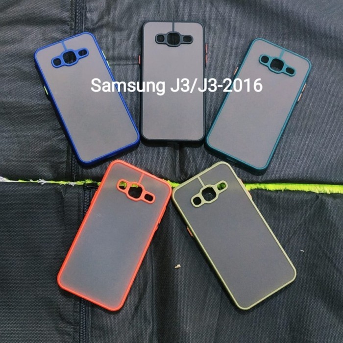 SAMSUNG J3 2015 J3 2016 A6 2018 Case Dove Matte Mychoice Transparan Slim Case Fuze Macaron