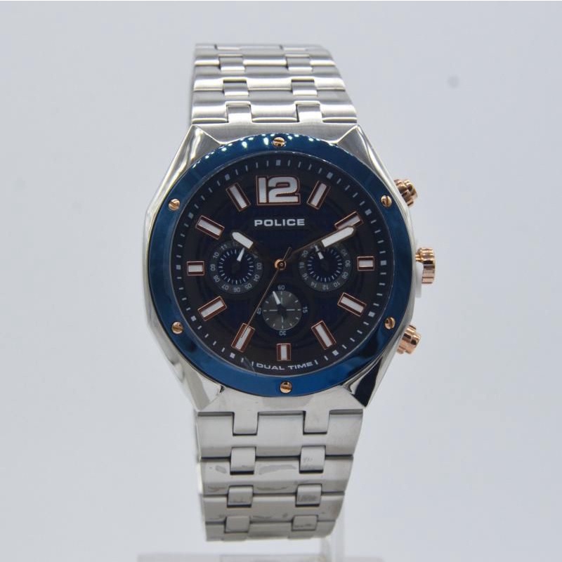 Jam Tangan Pria Police 15995JS Rantai Original Murah