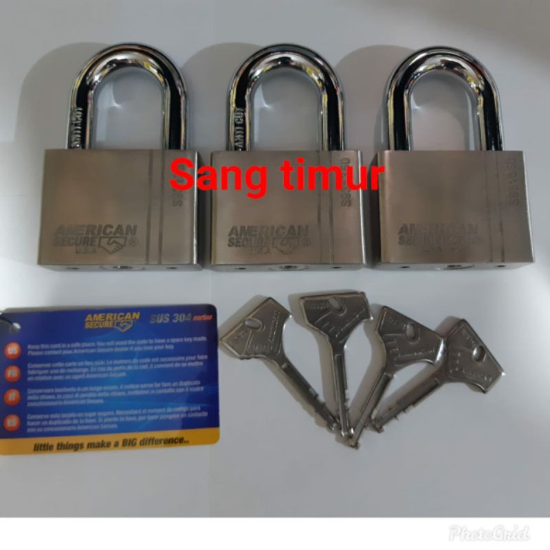 Gembok American Secure 60mm