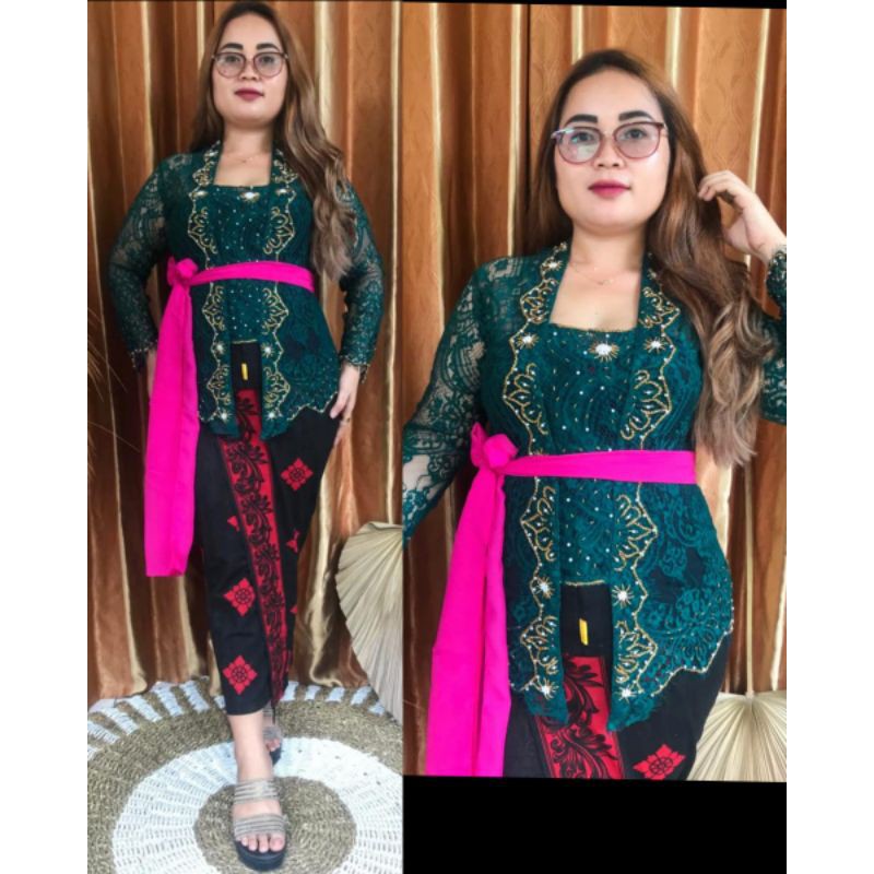 Kebaya Bali Semifrance Payet lengan panjang /Kebaya Bali