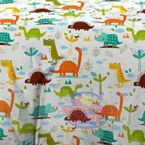 Bantal Guling Bayi / Baby Gift Set Newborn / Kado Bayi-Dino Putih Kecil