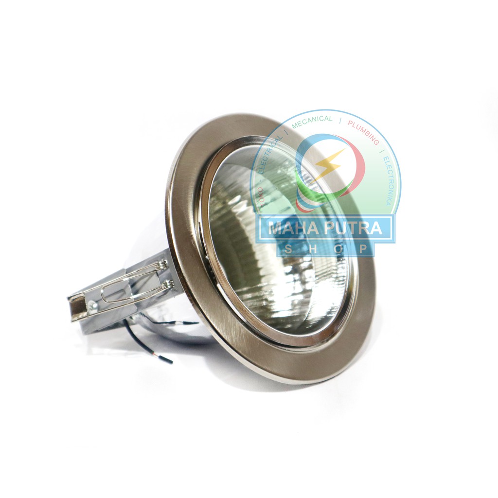 FITING LAMPU DOWNLIGHT 4'" KAKI 2 ST YOMIKO. LAMPU PLAFON