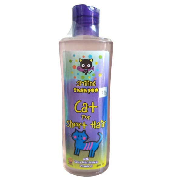 Shampoo Smiling Short Hair Cat Shampo Sampo Kucing Bulu Berbulu Pendek