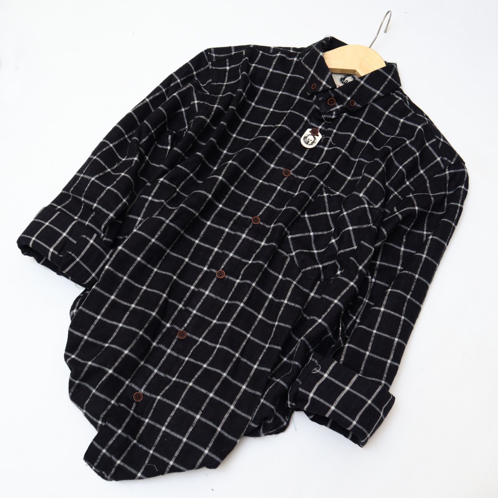 BABEDO KEMEJA FLANEL DISTRO KEMEJA KANTOR PRIA HEM KEMEJA KOTAK KOTAK LENGAN PANJANG BRAND CASTLE'S