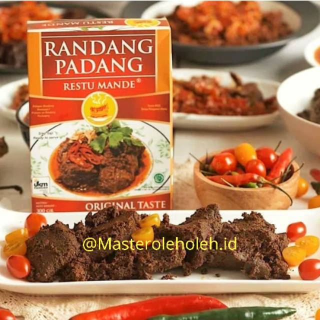 Rendang Restu Mande Padang 125gr Rendang Daging Rendang Sapi Rendang Mak nYus