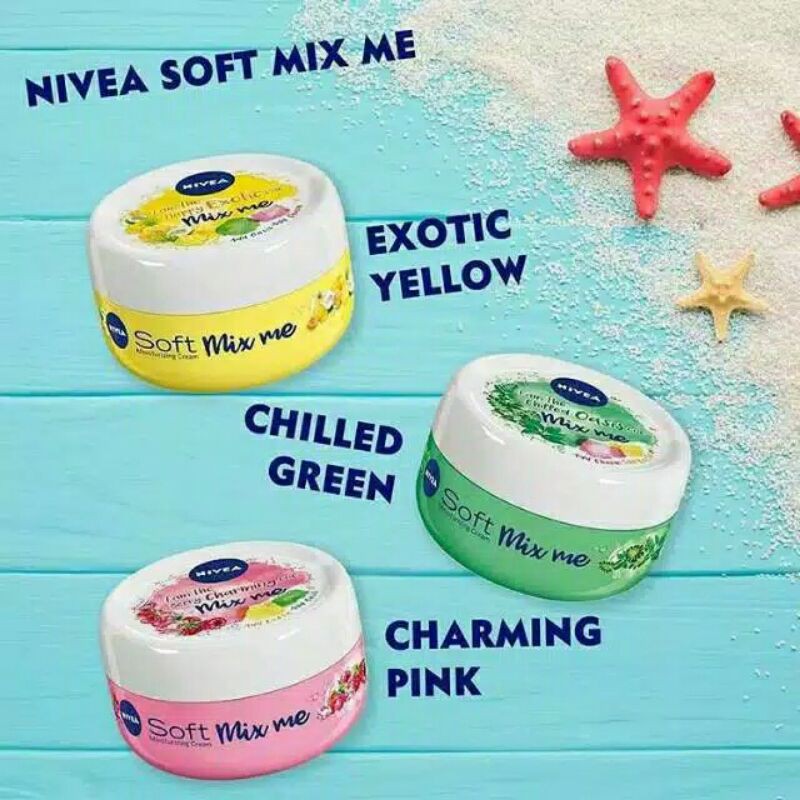 Nivea Soft Mix Me Krim Pelembap 100 Ml