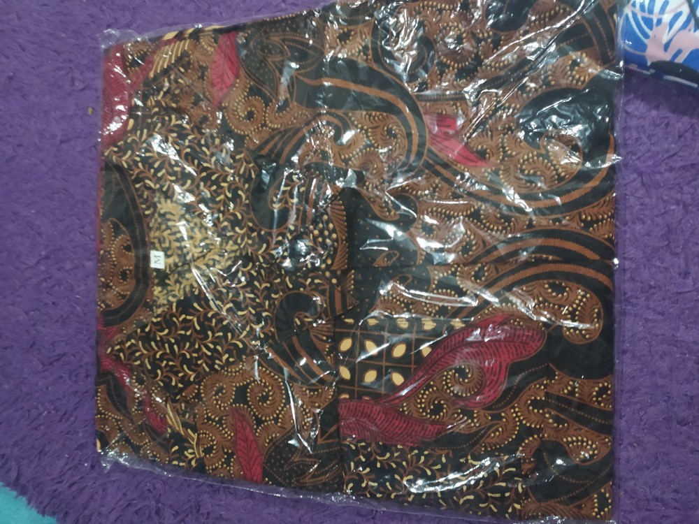 Atasan Pria Kemeja Batik Tradisional Lengan Panjang• Baju Batik Pria•batik Pria