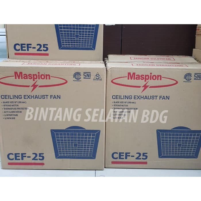 EXHAUST FAN MASPION KIPAS ANGIN HISAP MASPION CEF 25 10 INCH