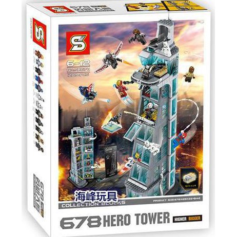 

Promo Awal tahun Avengers Tower Brick Brand SHY678 Big Sale