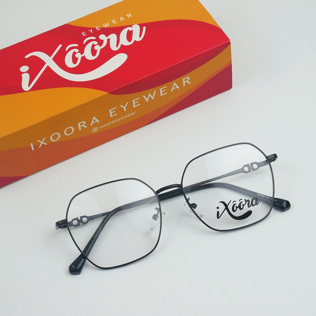 [Best Seller Paket Photocromic] Kacamata Ixoora Valery