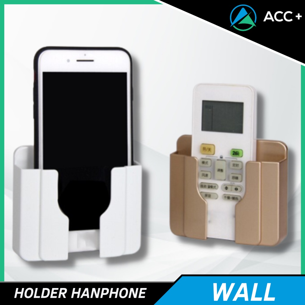 Holder Smartphone Multifungsi / Stand Wall Handphone Tempat Cas Remote Serbaguna