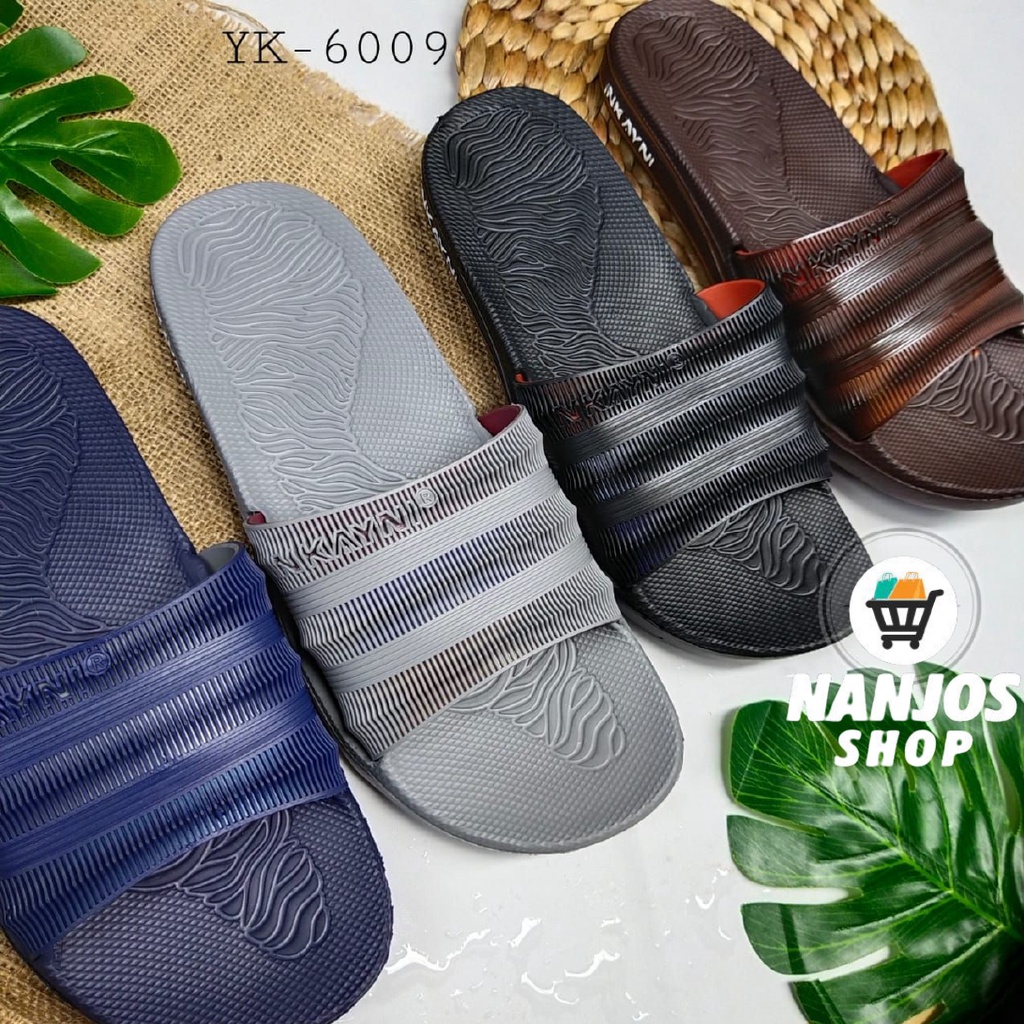 Sendal Sandal Jepit Japit Karet Nyaman Anti Air Unisex Pria Wanita Inkayni 6009