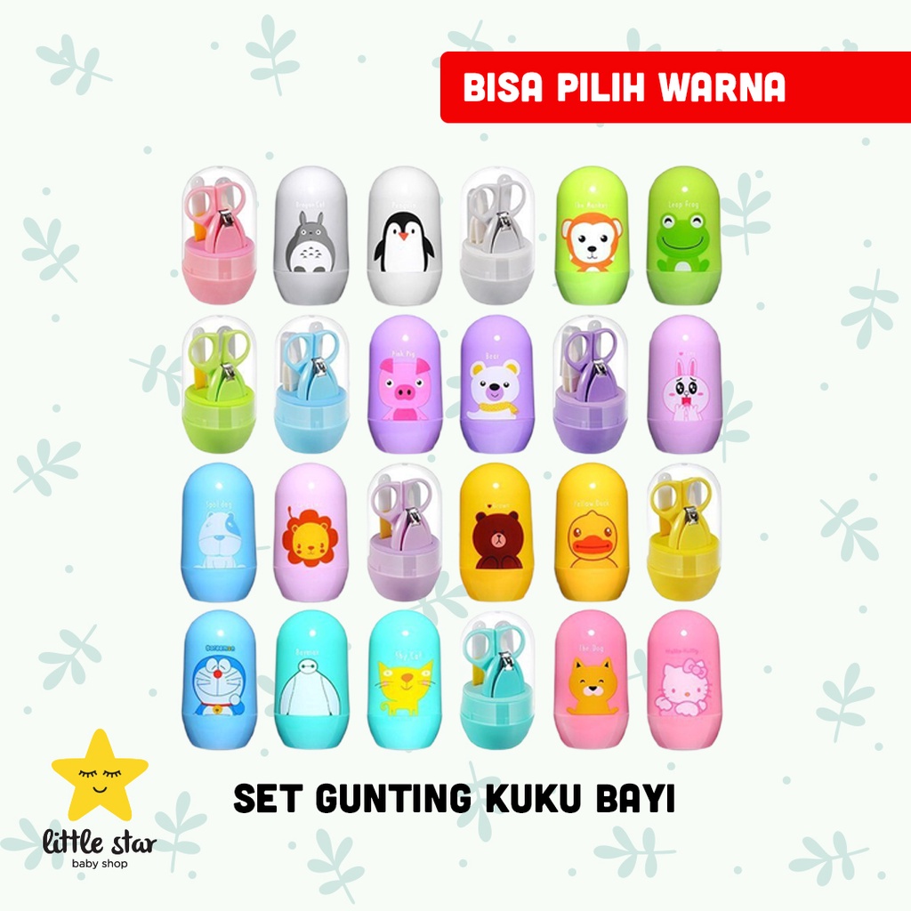 Set Gunting Kuku Bayi | Manicure Set Baby 4 In 1