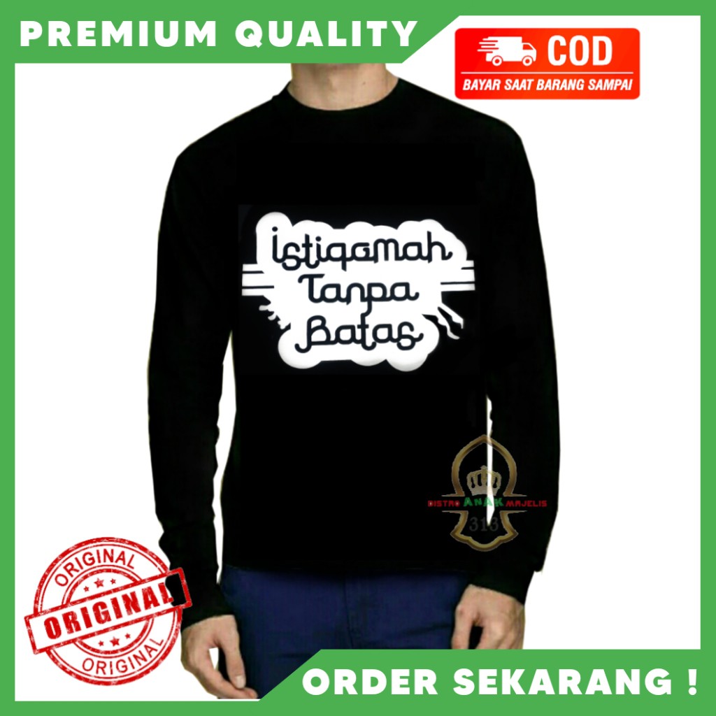 [Original] Kaos Istiqomah Tanpa Batas / Kaos Syubban Lovers / Kaos Gus Azmi / Kaos Syubbanul Muslimi