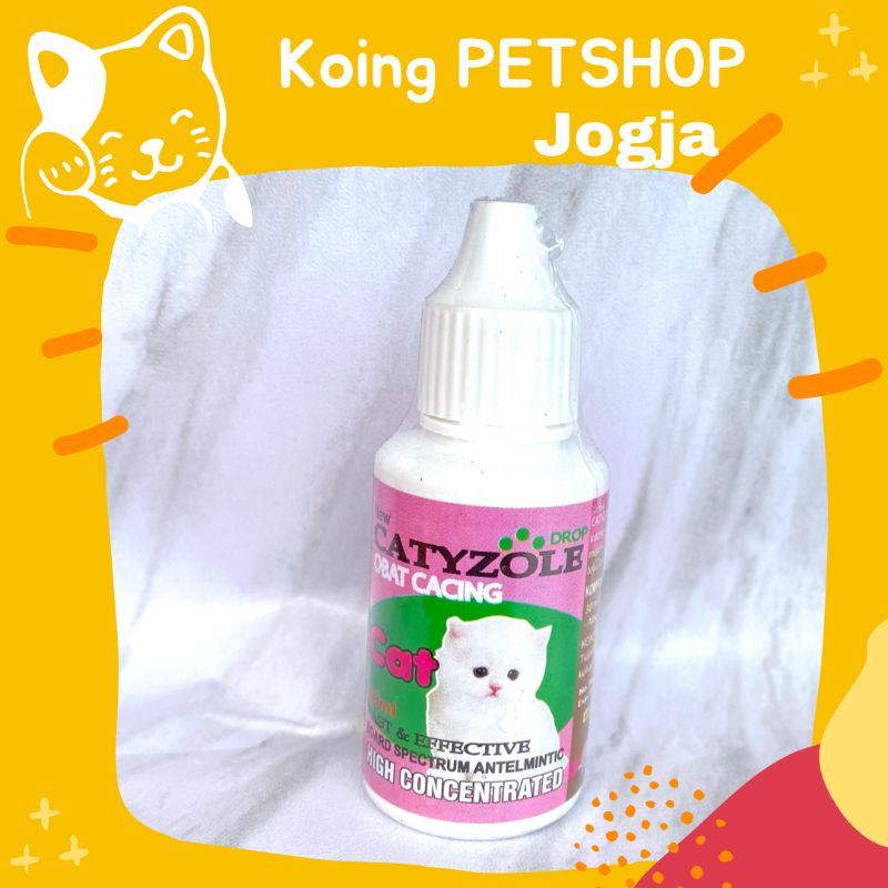 OBAT CACING KUCING CATYZOLE DROP