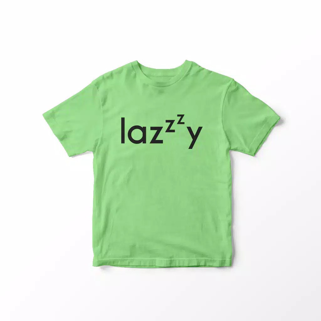  BAYAR DITEMPAT BAJU  KAOS LENGAN PENDEK LAZY TULISAN  ADA  