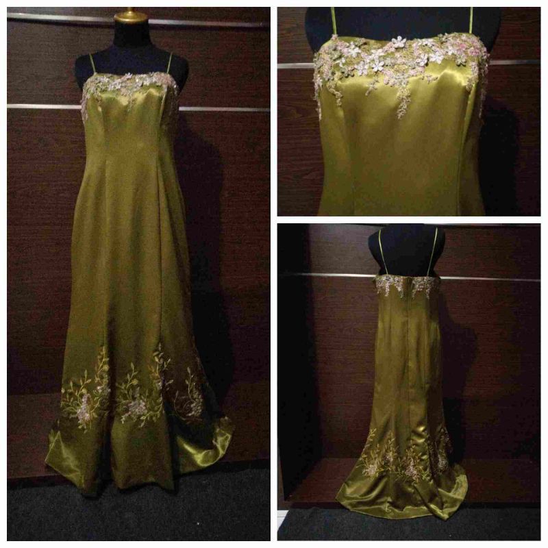 dress olive green XXL
