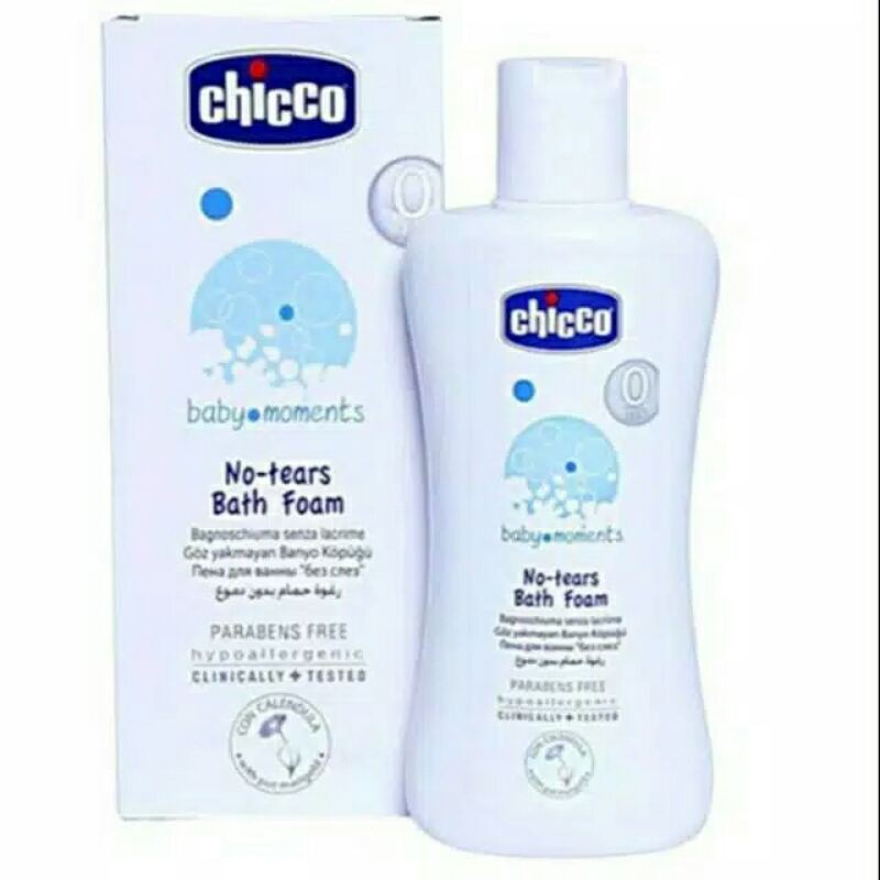 Chicco Baby Moments No-Tears Bath Foam 200 Ml