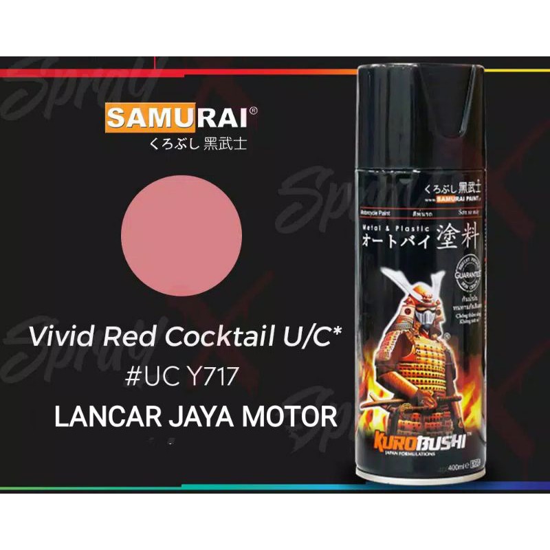 

SAMURAI PAINT #UC Y717 VIVID RED * 400ML