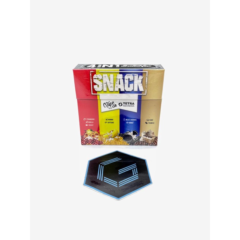 SALT - Snack 4 in 1 Pack 15ml 25mg by Tetra x Vape On Liquid Pods