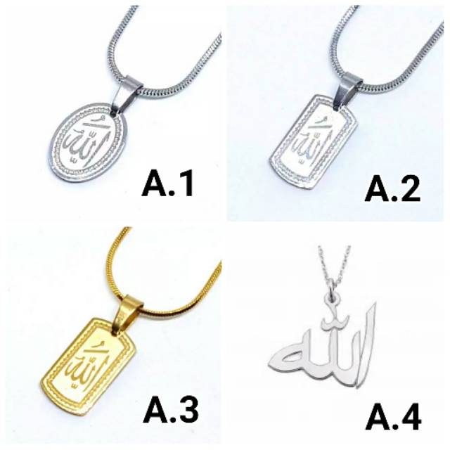Kalung titanium Lafadz Allah