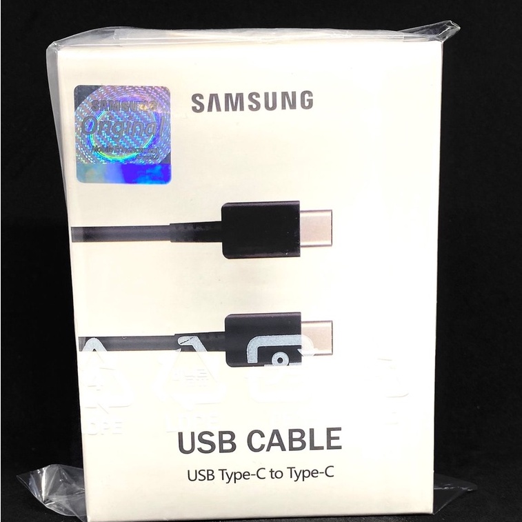 Kabel Data SAMSUNG Tipe C to Tipe C (C to C)