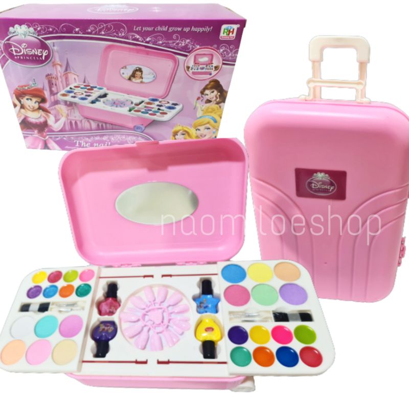 Mainan alat make up koper rias anak MAINAN ANAK PEREMPUAN & NAIL ART SET / MAINAN DANDAN-5