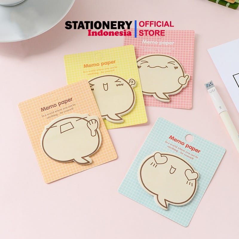 

STICKY NOTE Index / MEMO PAPER "Ekspresi Ghost Lucu